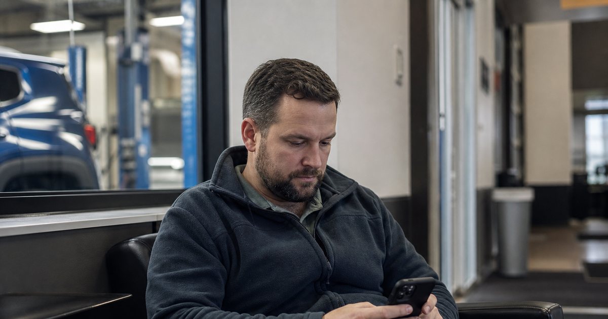 Why do customers get frustrated waiting for auto repair status updates?